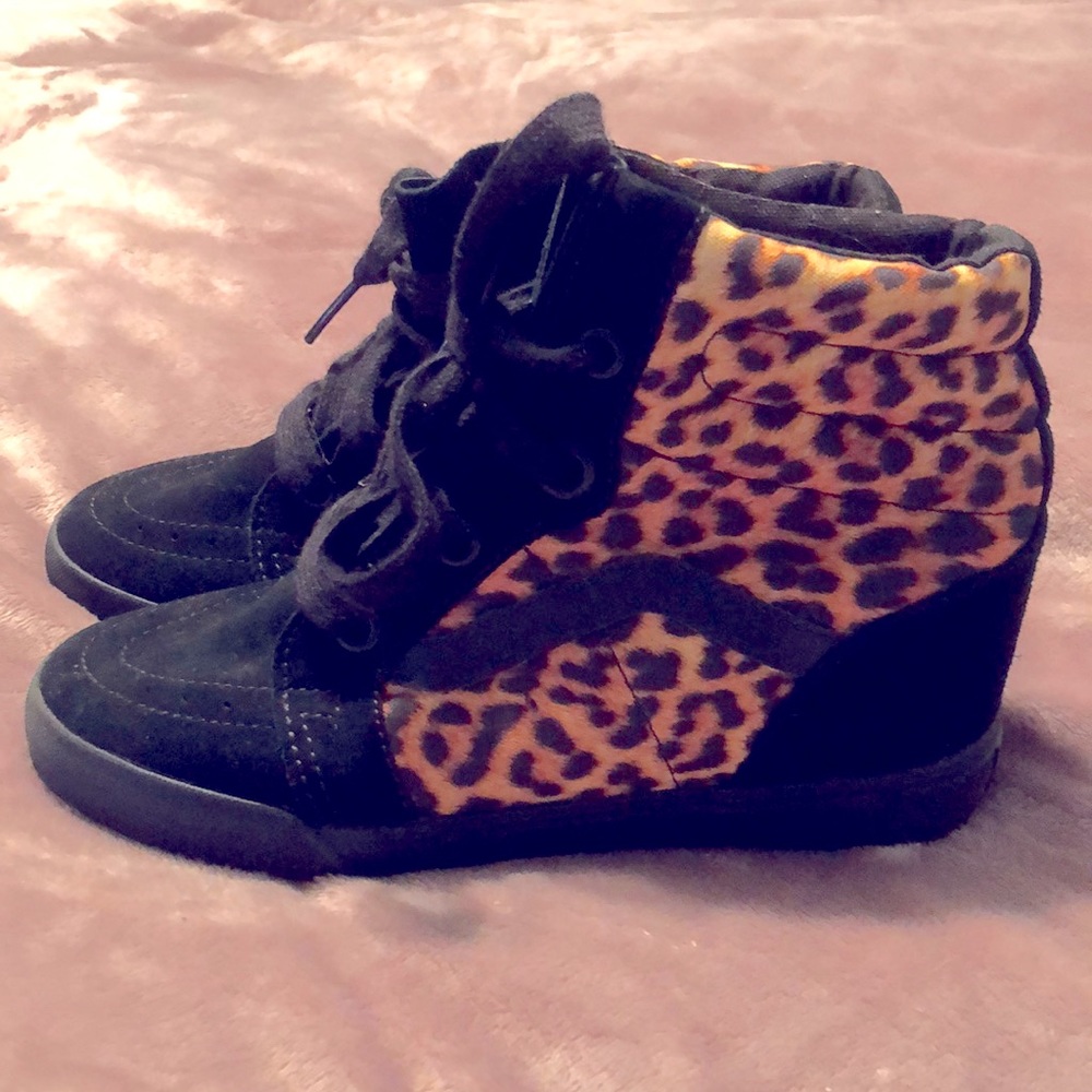 Vans cheetah wedge